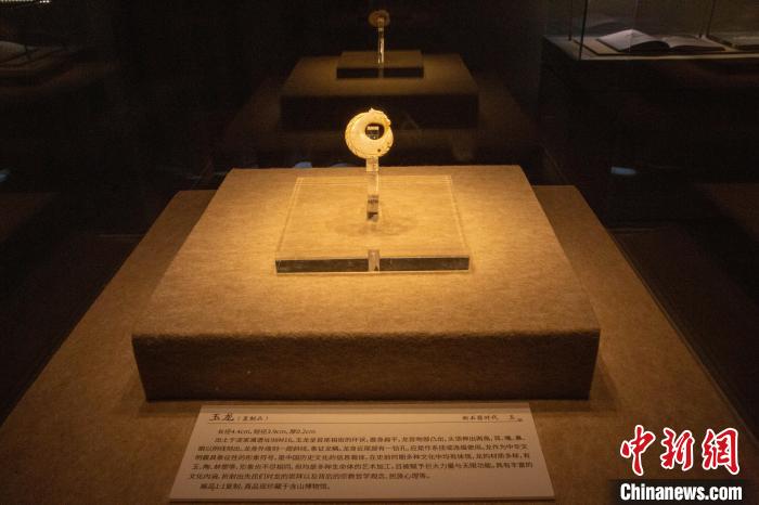 玉耀長河——凌家灘文化展”亮相晉祠 再現中國史前治玉文化中心繁華盛景